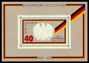 Bund, Block 10 postfrisch - 25 Jahre Bundesrepublik