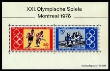 Bund, Block 12 postfrisch - Olympia 1976