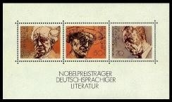 Bund, Block 16 postfrisch - Nobelpreisträger Literatur