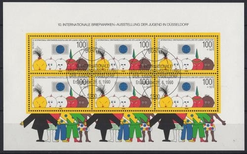 Bund, Block 21 gestempelt - Briefmarkenmausstellung der Jugend ESST Bonn