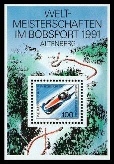 Bund, Block 23 postfrisch - Bobsport