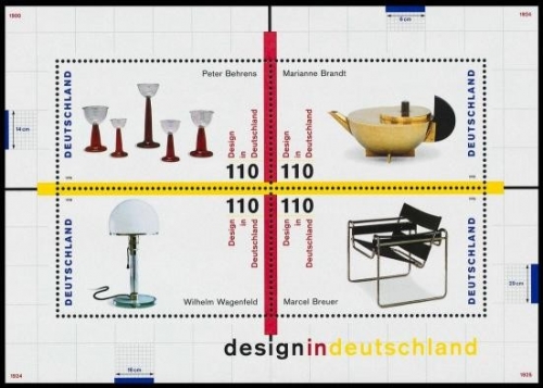 Bund, Block 45 postfrisch - Design in Deutschland 1998