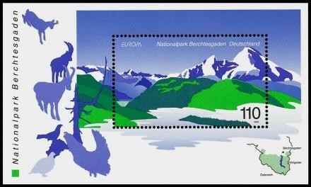 Bund, Block 47 postfrisch - Nationalpark Berchtesgaden
