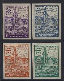 SBZ, Michel Nr. 162-165 BX postfrisch - Leipziger Messe 1948