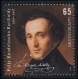 Bund, Michel Nr. 2720 postfrisch - 200. Geburtstag Felix Mendelssohn Bartholdy