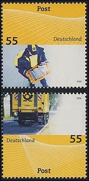 Bund, Michel Nr. 2733-2734 postfrisch - Serie Post: Post Universal II - Transport + Zust