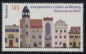 Bund, Michel Nr. 2736 postfrisch - Luthergedenkstätten in Eisleben und Wittenberg
