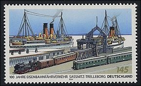 Bund, Michel Nr. 2746 postfrisch - 100 Jahre Sassnitz-Trelleborg