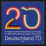 Bund, Michel Nr. 2759 postfrisch - 20 Jahre Grenzöffnung Ungarn-Österreich