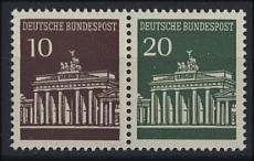 Bund, Zusammendruck W 27 postfrisch