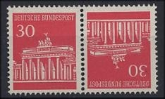 Bund, Zusammendruck K 9 postfrisch