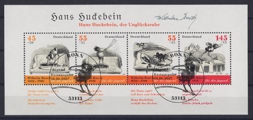 Bund Block 71 gestempelt ESST BONN - 175. Geburtstag Wilhelm Busch