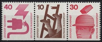 Bund, Zusammendruck W 50 postfrisch