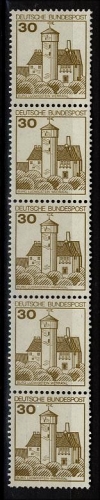 Bund, Michel Nr. 914 A I postfrisch 5er-Streifen