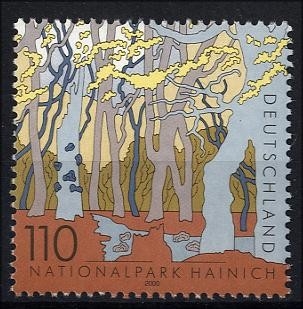 Bund, Michel Nr. 2105 postfrisch Nationalpark Hainich - Einzelmarke aus Block 52