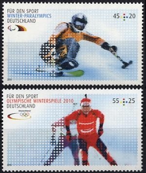 Bund, Michel Nr. 2781-2782 postfrisch - Für den Sport: Winter-Paralympics + Winterspiele