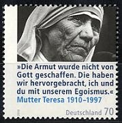 Bund, Michel Nr. 2813 postfrisch - 100. Geburtstag Mutter Teresa