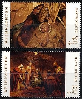 Bund, Michel Nr. 2829-2830 postfrisch - Weihnachten 2010