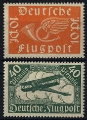 Deutsches Reich, Michel Nr. 111-112 postfrisch - Flugpost