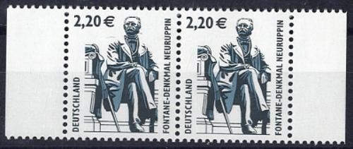 Bund, Michel Nr. 2307 postfrisch waagerechtes Paar