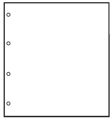 10 Folien-Zwischenblätter 0,2 mm volltransparent