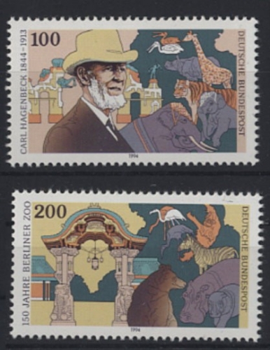 Bund, Michel Nr. 1734-1735 postfrisch - Einzelmarken aus Block 28