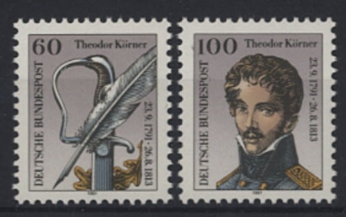 Bund, Michel Nr. 1559-1560 postfrisch - Einzelmarken aus Block 25