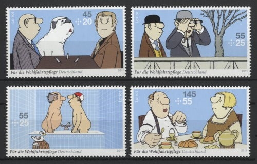 Bund Nr. 2836 - 2839 postfrisch - LORIOT 2011 - kompletter Satz
