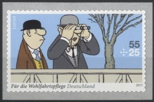 Bund, Michel Nr. 2843 postfrisch - 2011 Loriot - auf der Rennbahn selbstklebend