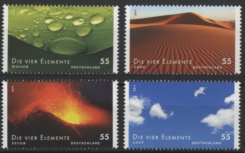 Bund, Michel Nr. 2852-2855 postfrisch - Serie: Die vier Elemente