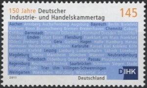 Bund, Michel Nr. 2865 postfrisch - 150 Jahre Industrie- und Handelskammertag