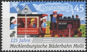 Bund, Michel Nr. 2872 postfrisch - Mecklenburgische Bäderbahn Molli - Eisenbahn