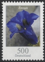 Bund, Michel Nr. 2877 postfrisch - Freimarke Blumen: 500 cent Stengelloser Enzian (Gentiana acaulis)