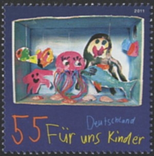 Bund, Michel Nr. 2888 postfrisch - Für uns Kinder 2011 - Aquarium