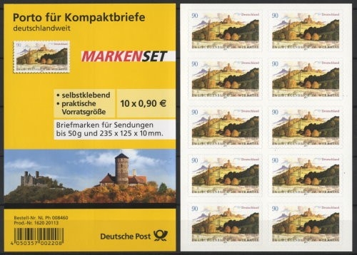 Bund, Folienblatt 16 postfrisch - Zweiburgenblick im Werratal