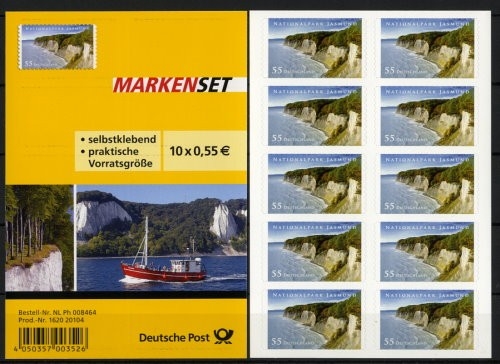 Bund, Folienblatt 18 postfrisch - Nationalpark Jasmund