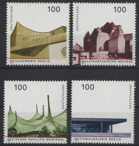 Bund, Michel Nr. 1906-1909 postfrisch - Einzelmarken aus Block 37