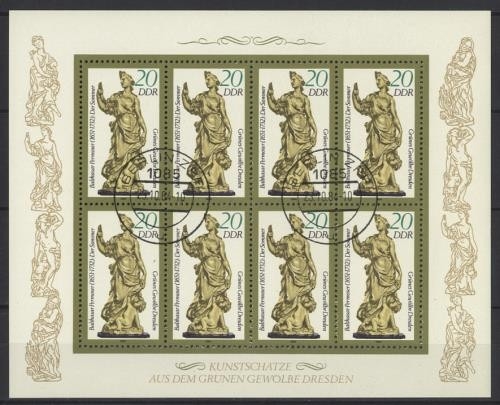DDR, MiNr. 2906 Kleinbogen gestempelt BERLIN 1085 ZPF