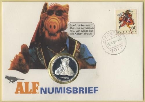 BRD Numisbrief | Worbes 405 | Medaille | ALF, Fernsehserie