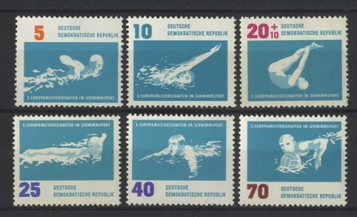 DDR, MiNr. 907-912 Einzelmarken postfrisch