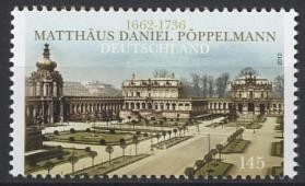 Bund, Michel Nr. 2905 postfrisch - 350. Geburtstag Matthias Daniel Pöppelmann