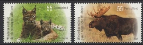 Bund, Michel Nr. 2913 - 2914 postfrisch - Heimische Wildtiere