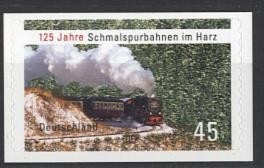 Bund, Michel Nr. 2916 postfrisch - 125 Jahre Schmalspurbahnen im Harz selbstklebend