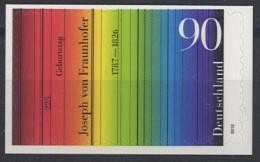 Bund, Michel Nr. 2929 postfrisch - 225. Geburtstag Joseph von Fraunhofer selbstklebend