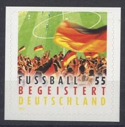 Bund, Michel Nr. 2936 postfrisch - Fußball begeister Deutschland selbstklebend