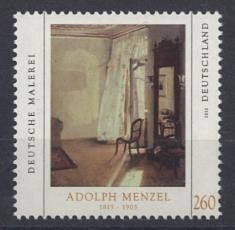 Bund, Michel Nr. 2937 postfrisch - Deutsche Malerei Adolph Menzel