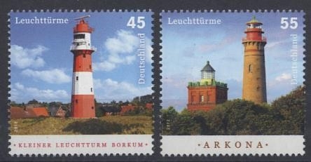 Bund, Michel Nr. 2942-2943 postfrisch - Leuchttürme Arkona und Borkum