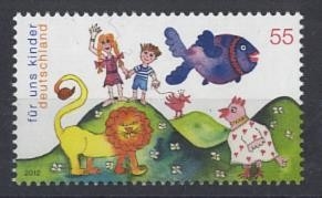 Bund, Michel Nr. 2952 postfrisch - Für uns Kinder 2012, bunte Kinderwelt