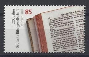 Bund, Michel Nr. 2955 postfrisch - 200 Jahre Deutsche Bibelgesellschaft