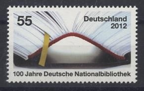 Bund, Michel Nr. 2956 postfrisch - 100 Jahre Deutsche Nationalbibliothek